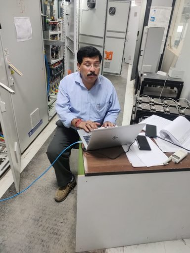 Engineer on site
