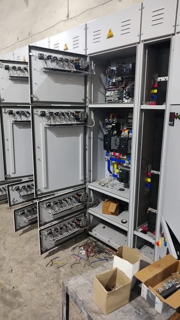 AOS panel build — electrical and automation work